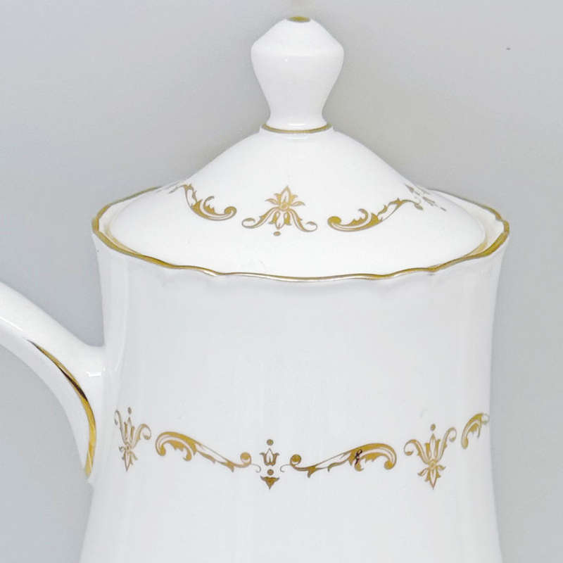 Royal Worcester Gold Chantilly Coffee Service
