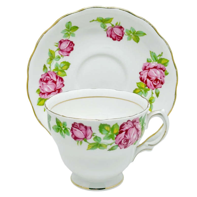 Royal Vale Pink Rose Tea Duo