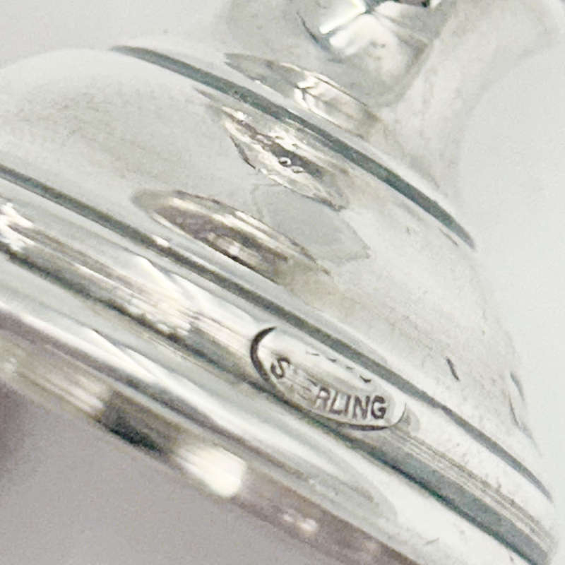 Sterling Silver Pedestal Kiddush Cup Star of David