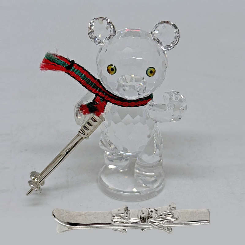 Swarovski Kris Bear With Snow Skis 234710