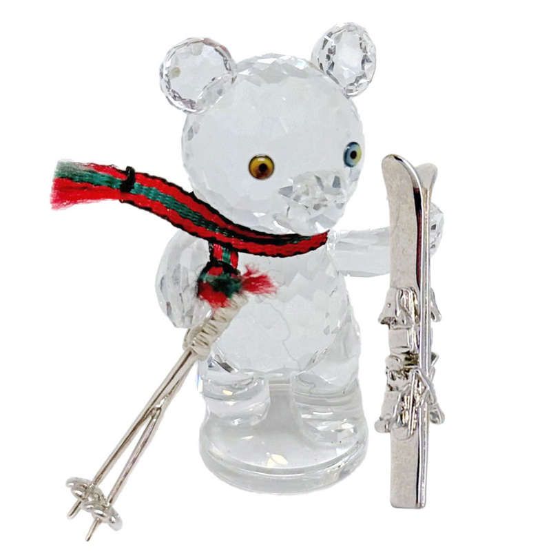 Swarovski Kris Bear With Snow Skis 234710