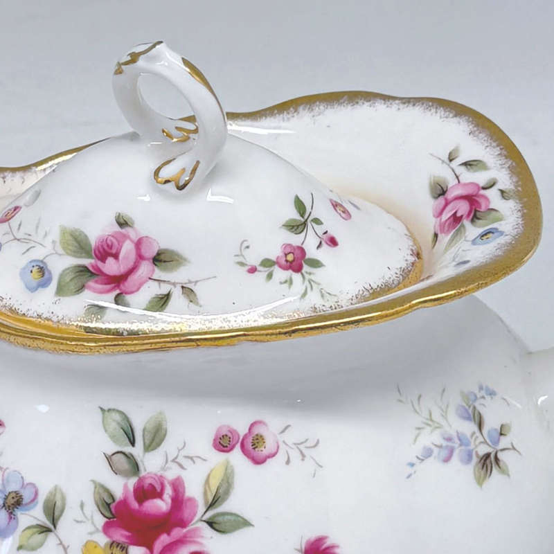 Royal Albert Tenderness Gainsborough Tea For Two Bachelor Tea Set