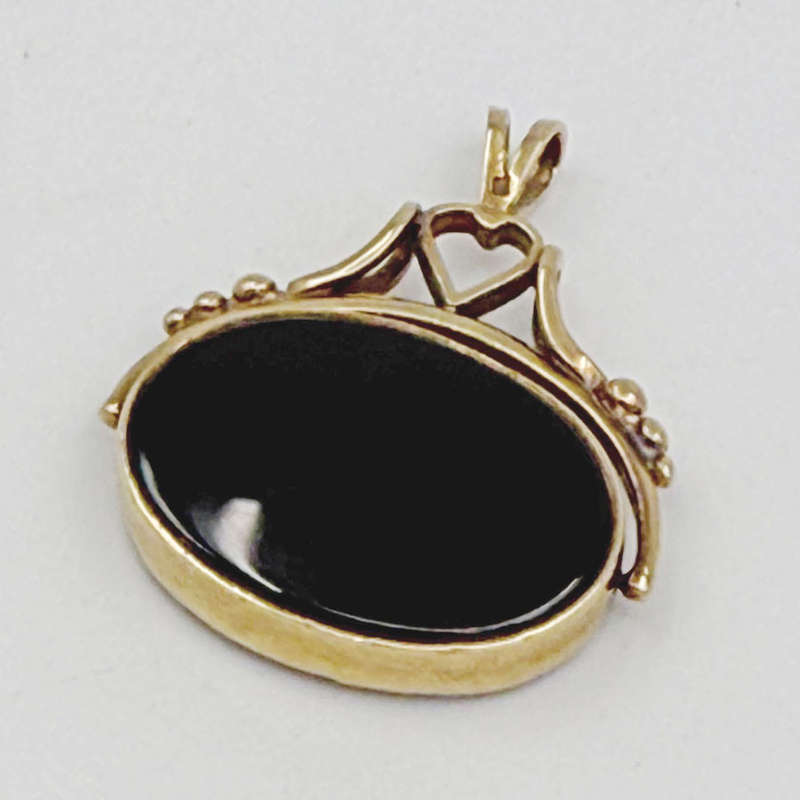 Victorian 9ct Gold Carnelian and Bloodstone Fob Seal