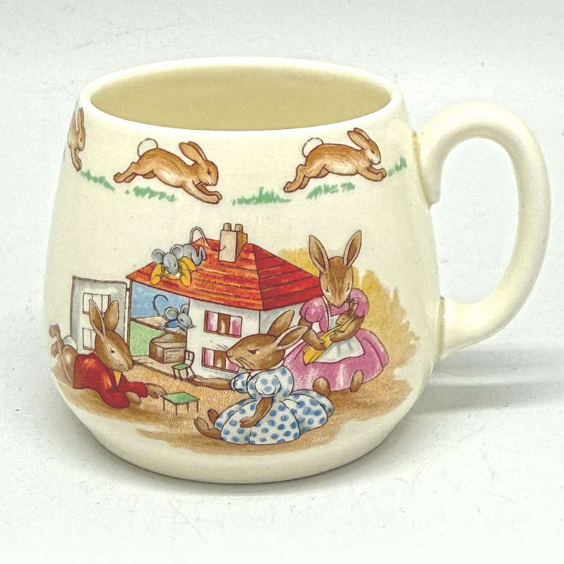 Royal Doulton Christening Bunnykins Mug Dolls House