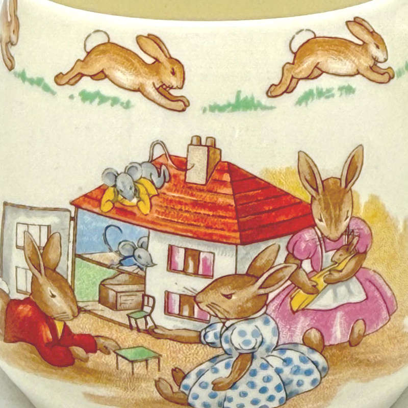 Royal Doulton Christening Bunnykins Mug Dolls House