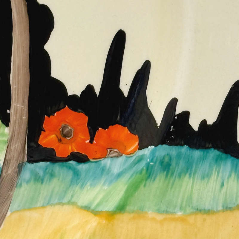 Clarice Cliff Bizarre The Biarritz Fragrance Plate C1930