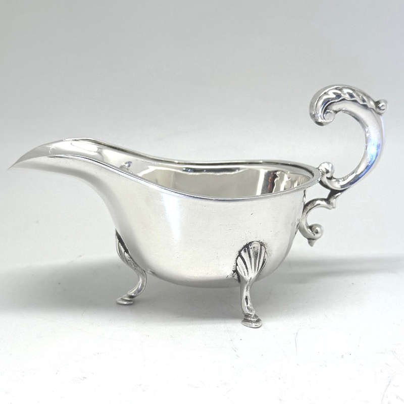 Hallmarked Silver  Sauce Boat  Birmingham 1933