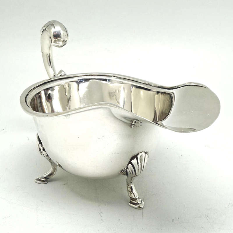 Hallmarked Silver  Sauce Boat  Birmingham 1933
