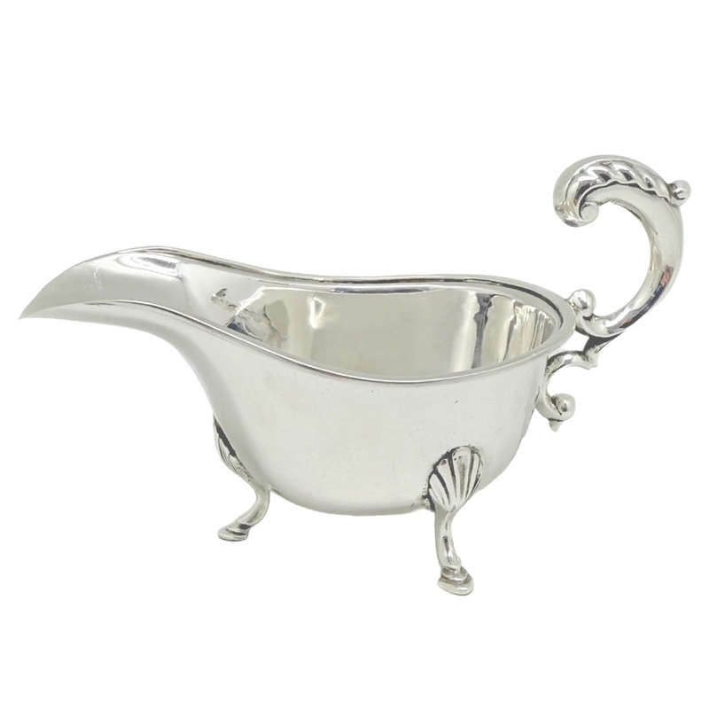 Hallmarked Silver  Sauce Boat  Birmingham 1933