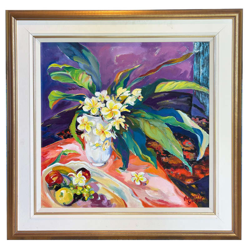 Marion Geiger, Still Life of Flowers - South African 20th C