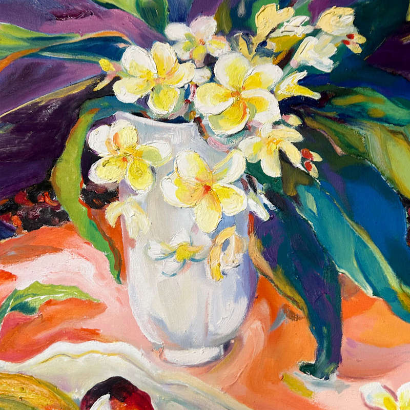 Marion Geiger, Still Life of Flowers - South African 20th C