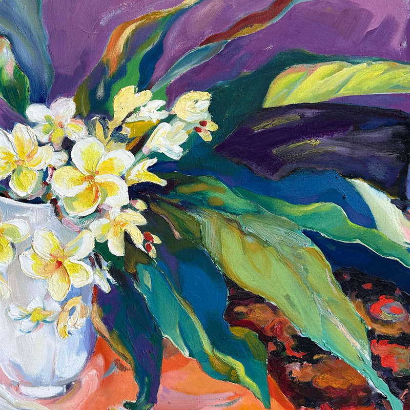 Marion Geiger, Still Life of Flowers - South African 20th C