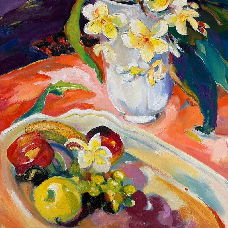 Marion Geiger, Still Life of Flowers - South African 20th C