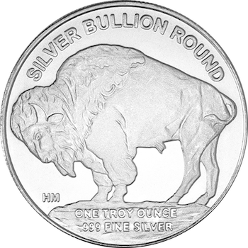 Highland Mint 1 troy oz Buffalo Silver 0.999 Round Encapsulated
