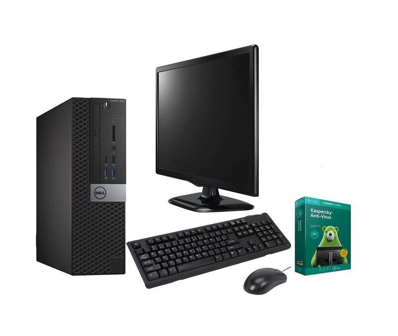Dell OptiPlex 3040 SFF - Intel Core i5 6th Gen, 8GB DDR4, 240GB SSD, MS Win10 Pro, 19" Wide Monit...