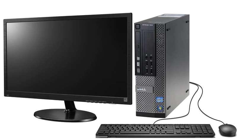 DELL OPTIPLEX 7010 Combo INTEL CORE I5 3470 8GB, 500GB, Win 10 pro 64-BIT, 19" Wide Flat Screen, ...