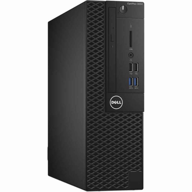 DELL OptiPlex 3050 SFF Combo Core i5 7500, 8GB, 256GB SSD, 19" Wide, KBE &amp; MSE, MS Win10 Pro ...