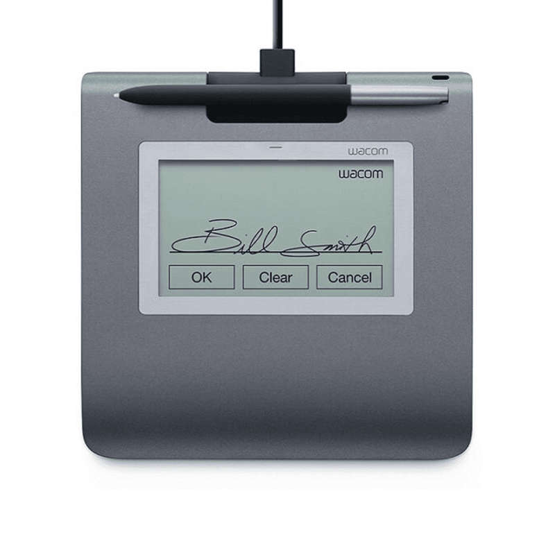Wacom STU-430 Monochrome LCD Signature Pad, Cordless and Battery-Free Pen (Refurbished)