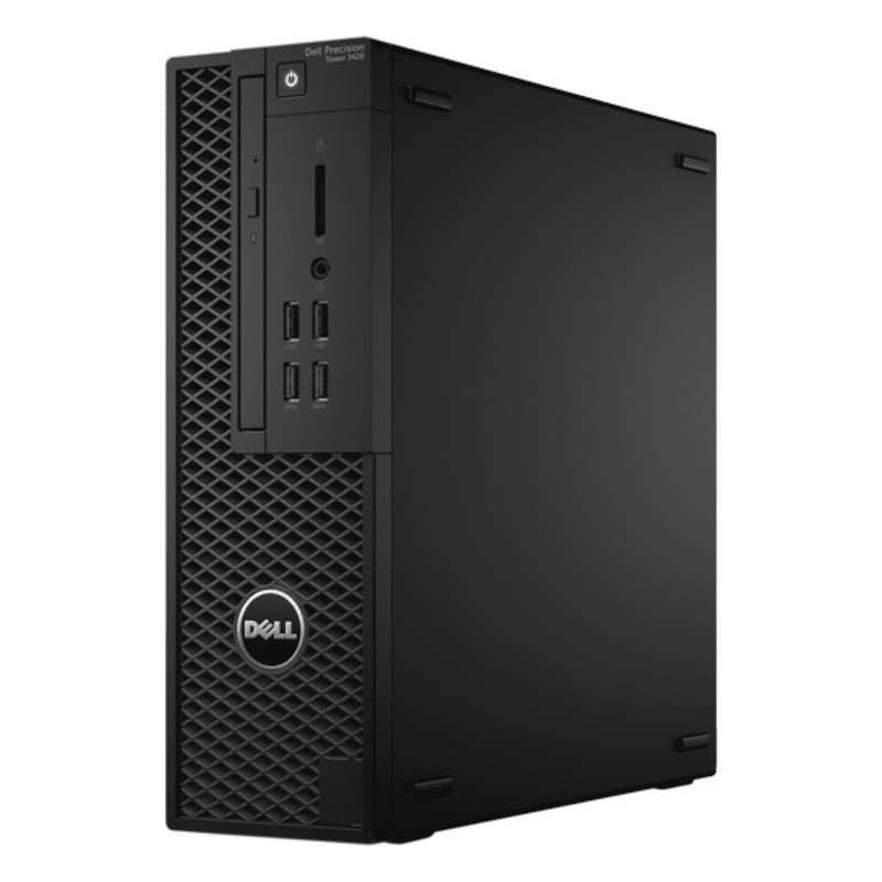 Dell Precision Tower 3420 SFF Desktop PC - Intel Core i5-6500 6th Gen, 8GB DDR4 Ram, 256GB SSD, W...