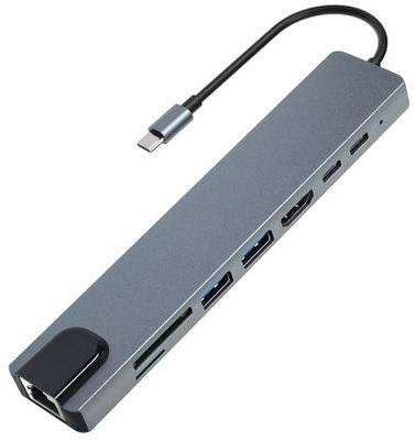 USB TYPE C 8 IN 1 DOCK