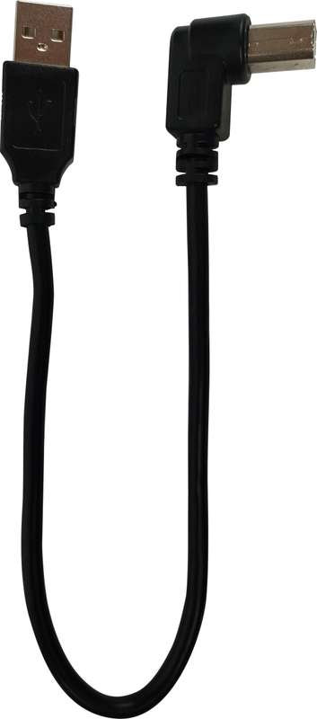 RIGHT ANGLE USB 2 TO TYPE B