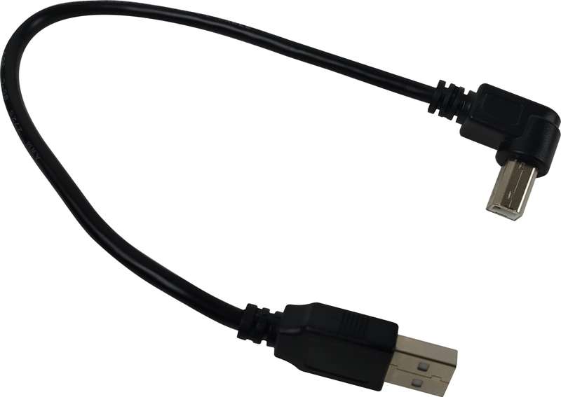 RIGHT ANGLE USB 2 TO TYPE B