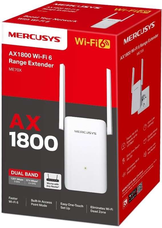 MERCUSYS AX1800 WIFI RANGE EXTENDER