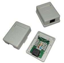 RJ45 WALL BOX SINGLE-NEW