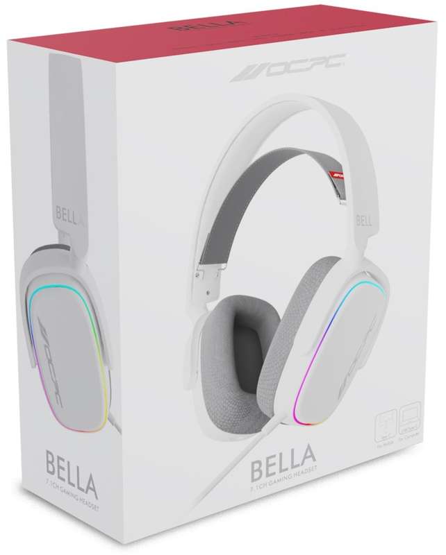 OCPC BELLA GAMING HEADSET 7.1 WHITE