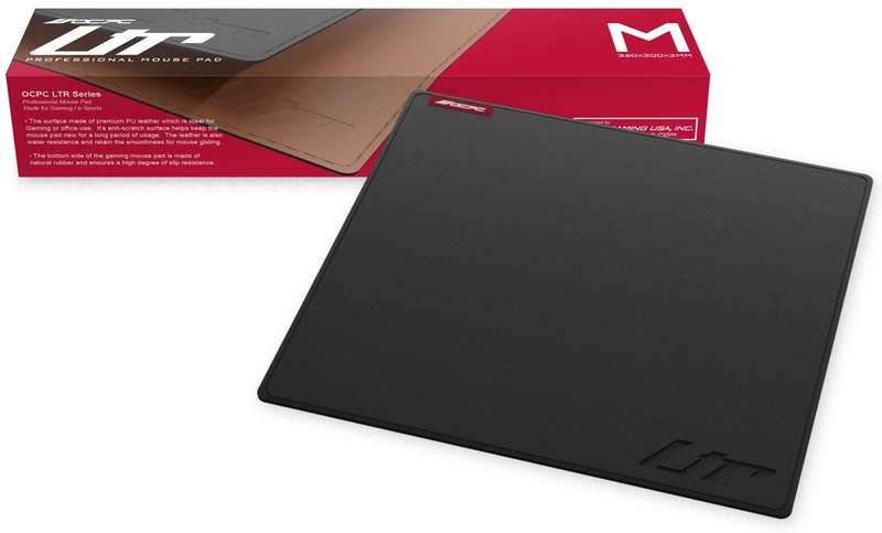 OCPC LTR GAMING MOUSEPAD MED BLACK