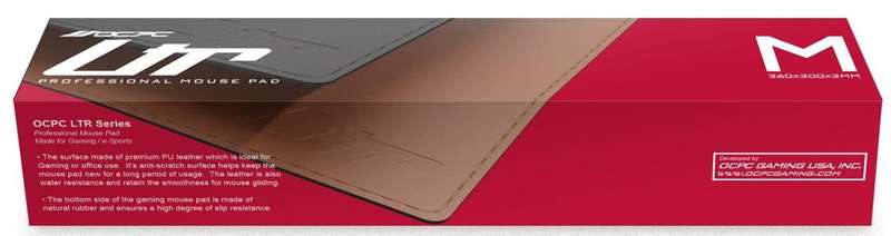 OCPC LTR GAMING MOUSEPAD MED BROWN