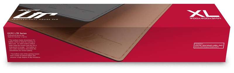 OCPC LTR GAMING MOUSEPAD XL BLACK