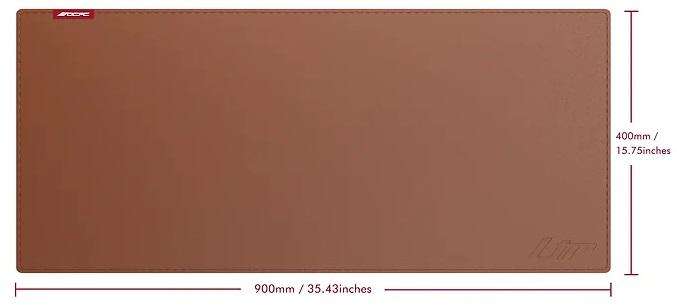 OCPC LTR GAMING MOUSEPAD XL BROWN
