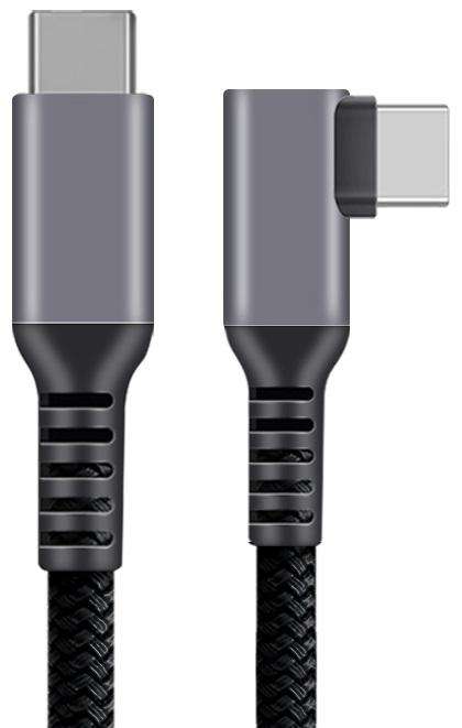 90 DEGREE CABLE C TO C 2M USB2 PD240W