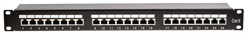 PATCH:CAT6 24 PORT POPULATED FTP