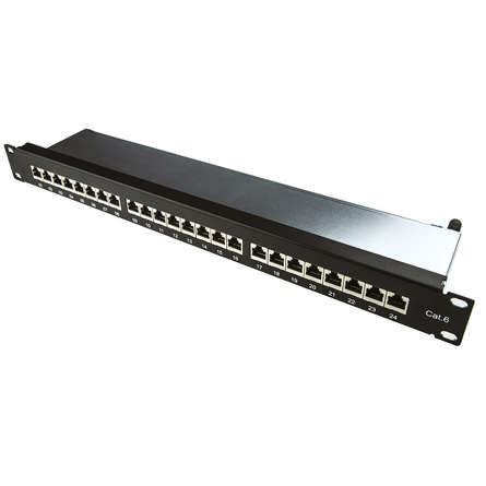 PATCH:CAT6 24 PORT POPULATED