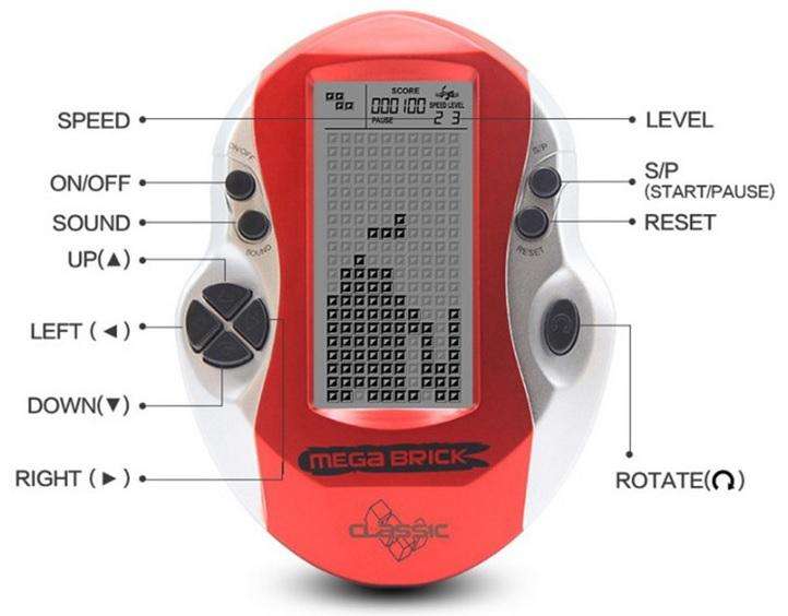 DIGITAL GAME CONSOLE FOR BRICK GAMES