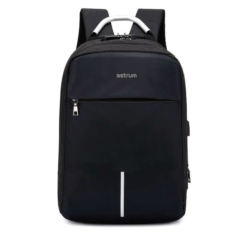 LB220 BACKPACK OXFORD 300D 15 BLACK/BLA"