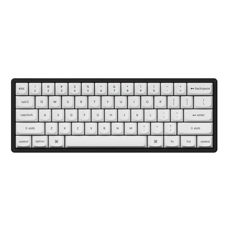 Keychron Double Shot PBT OSA Full Keycap Set - Black/White
