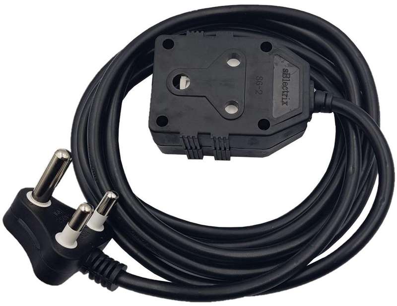 10M X 16A EXTENSION CORD BLACK