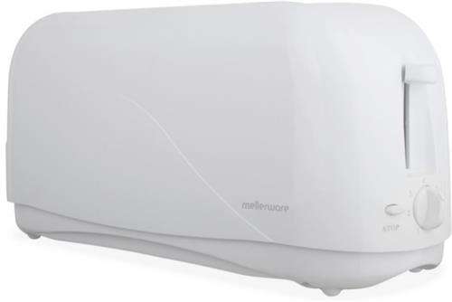 Mellerware 4 Slice Cool Touch Toaster White