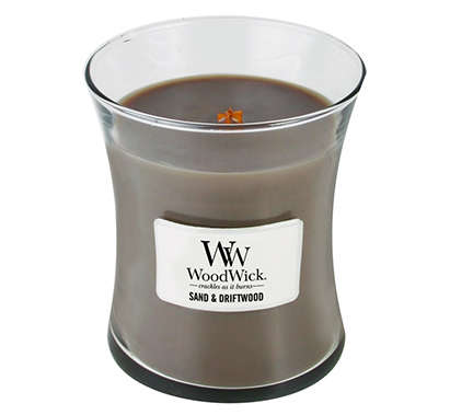 Woodwick Sand & Driftwood Medium Jar Retail Box