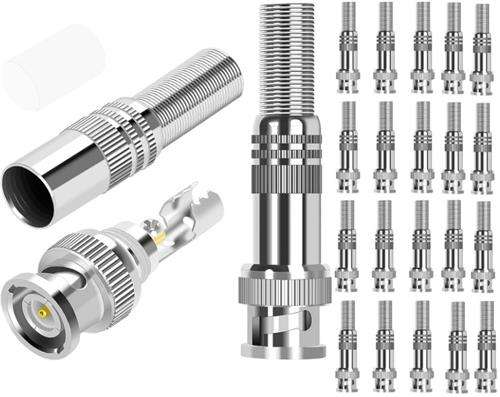 Securnix RG59 Twist Spring Male BNC Connector