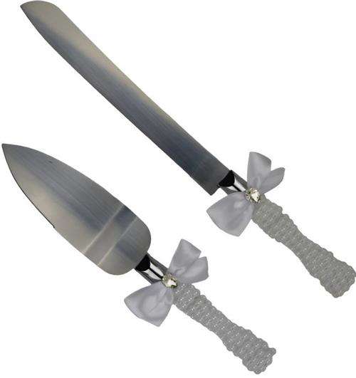 Casey Cake Knife And Spatula Server Set - 2x