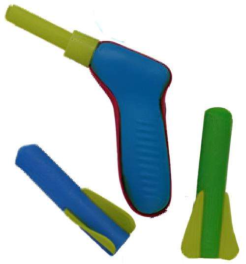Sceedo Tevo Pop Shotz Toy Foam Rocket Dart Gun