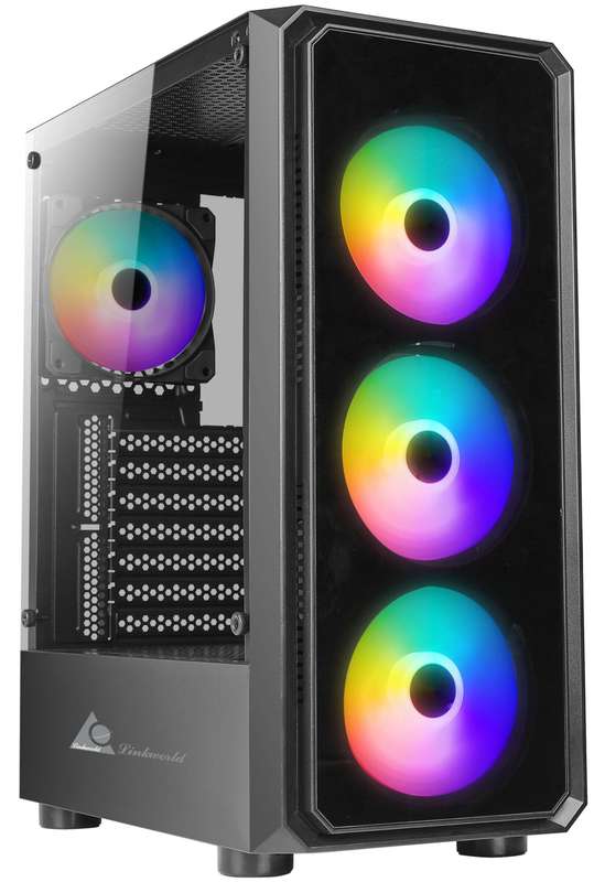 BLACK GAMING CASE NO PSU