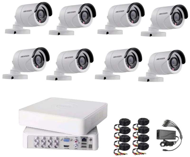 Hikvision 8 Channel 720p DIY Kit Complete