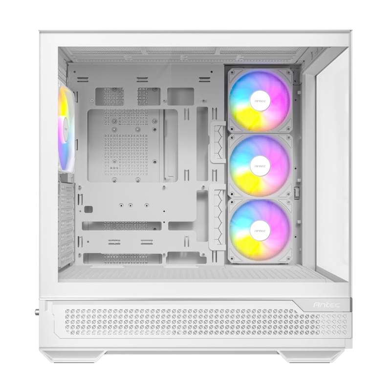 Antec C7 ARGB ATX Mid Tower Gaming Chassis &#x2013; White