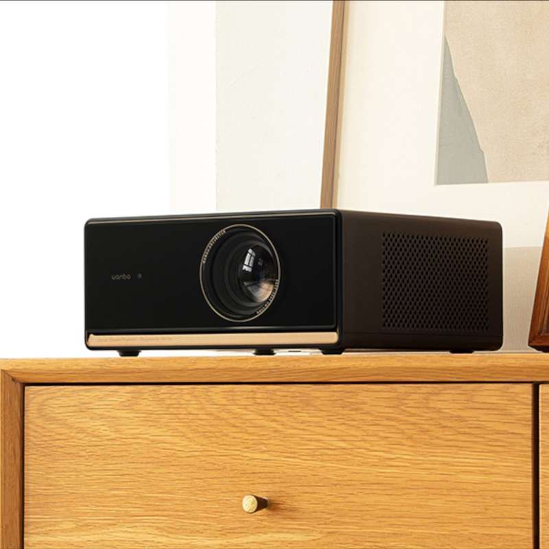 WANBO X5 Pro Full HD Smart Projector (1080p, 1100 ANSI Lumens, Android TV, ASA 3.0, 5GHz Wi-Fi, A...