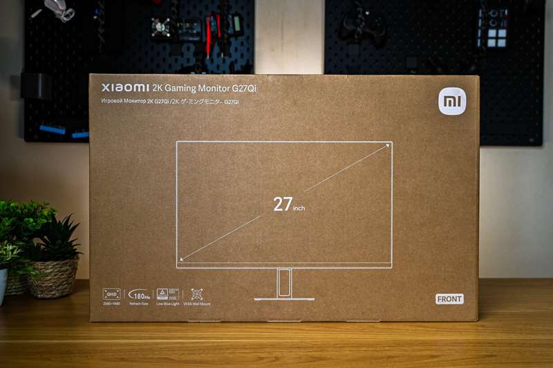 Xiaomi G27Qi 27" 2K 1440p IPS Gaming Monitor (180Hz, 1ms, 16:9, HDMI/DP, and AMD FreeSync)